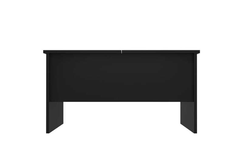 beBasic sofabord 80x50x42,5 cm konstrueret træ sort - Sort - Lampebord - Bakkebord & små borde