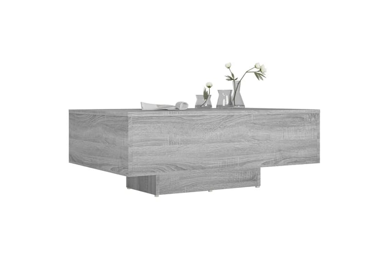 beBasic sofabord 85x55x31 cm konstrueret træ grå sonoma-eg - GrÃ¥ - Møbler - Borde - Aflastningsbord - Lampebord