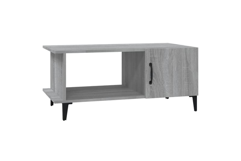 beBasic sofabord 90x50x40 cm konstrueret træ grå sonoma-eg - GrÃ¥ - Lampebord - Bakkebord & små borde