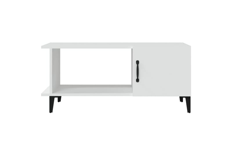 beBasic sofabord 90x50x40 cm konstrueret træ hvid - Hvid - Lampebord - Bakkebord & små borde