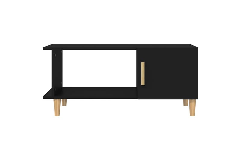 beBasic sofabord 90x50x40 cm konstrueret træ sort - Sort - Møbler - Borde - Aflastningsbord - Lampebord