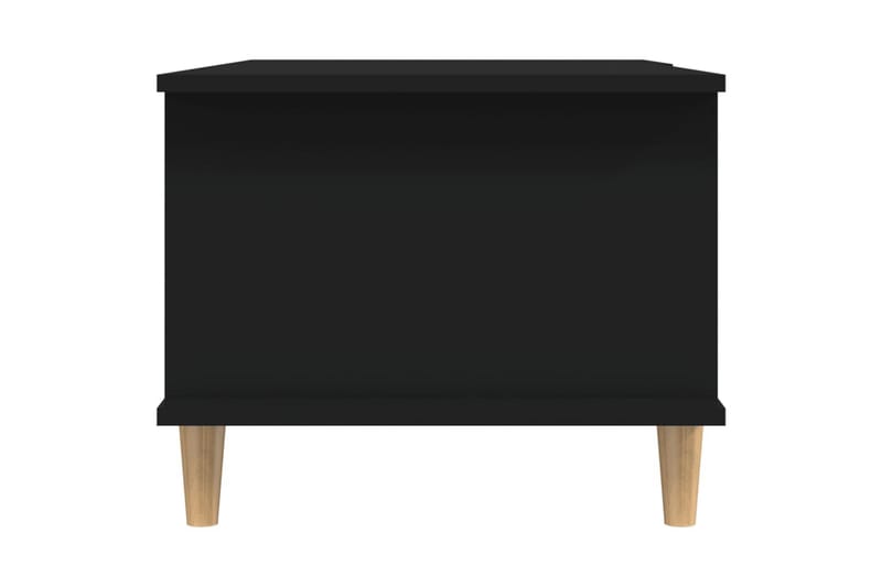 beBasic sofabord 90x50x40 cm konstrueret træ sort - Sort - Møbler - Borde - Aflastningsbord - Lampebord