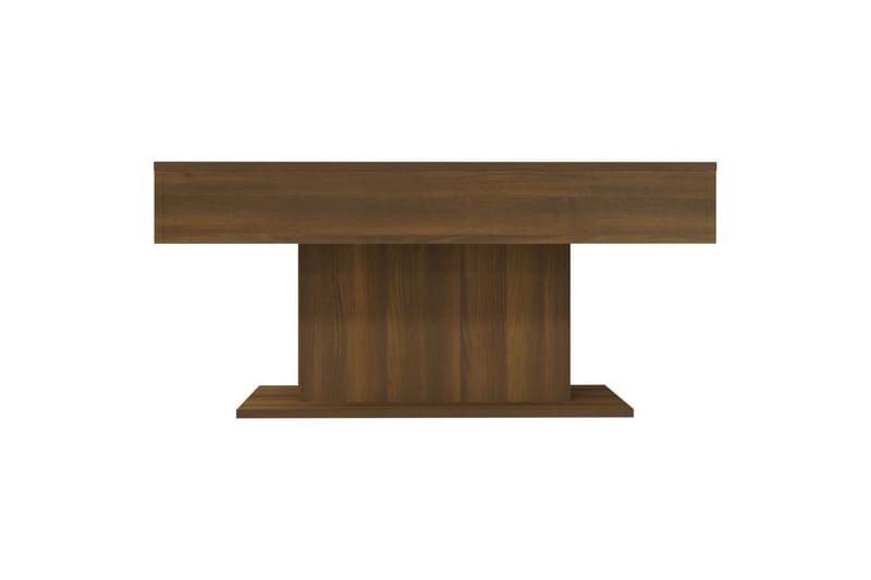 beBasic sofabord 96x50x45 cm konstrueret træ brun egetræsfarve - Brun - Lampebord - Bakkebord & små borde