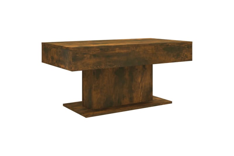 beBasic sofabord 96x50x45 cm konstrueret træ røget egetræsfarve - Brun - Lampebord - Bakkebord & små borde