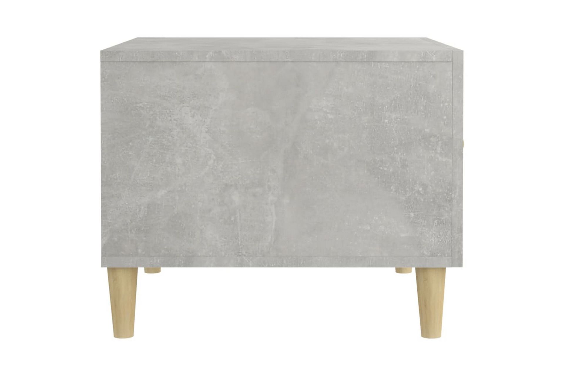 beBasic sofaborde 2 stk. 50x50x40 cm konstrueret træ betongrå - GrÃ¥ - Møbler - Borde - Aflastningsbord - Lampebord