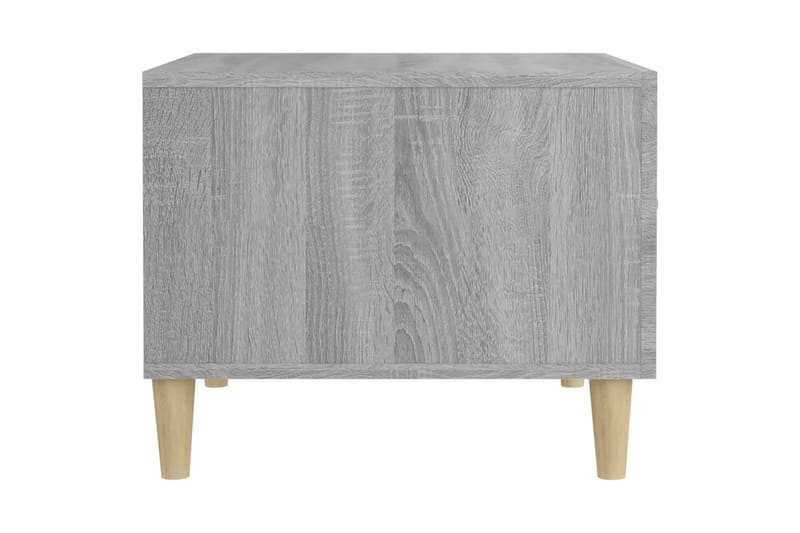 beBasic sofaborde 2 stk. 50x50x40 cm konstrueret træ grå sonoma-eg - GrÃ¥ - Møbler - Borde - Aflastningsbord - Lampebord
