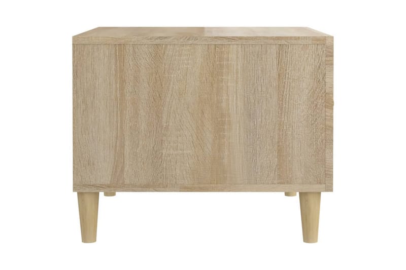 beBasic sofaborde 2 stk. 50x50x40 cm konstrueret træ sonoma-eg - Brun - Møbler - Borde - Aflastningsbord - Lampebord