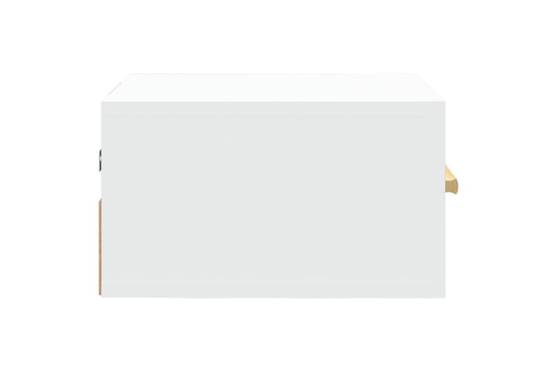beBasic væghængte sengeborde 2 stk. 35x35x20 cm hvid - Hvid - Sengebord