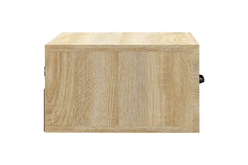 beBasic væghængte sengeborde 2 stk. 35x35x20 cm sonoma-eg - Brun - Sengebord