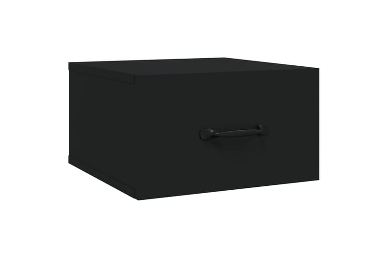 beBasic væghængte sengeborde 2 stk. 35x35x20 cm sort - Sort - Møbler - Borde - Aflastningsbord - Sengebord