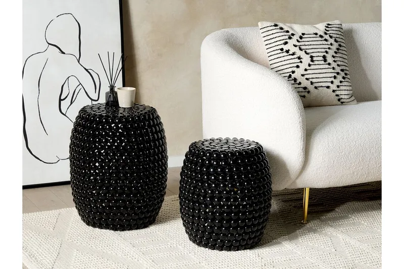 Bela Sidebord 62 cm - Sort - Møbler - Borde - Aflastningsbord - Lampebord