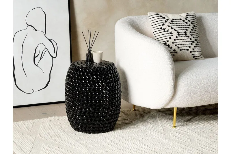 Bela Sidebord 62 cm - Sort - Møbler - Borde - Aflastningsbord - Lampebord