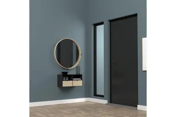 Belleuve Natbord 25 cm - Sort - Møbler - Borde - Aflastningsbord - Sengebord