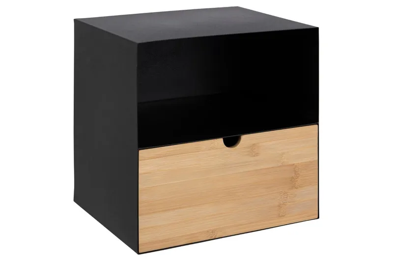 Belleuve Natbord 25 cm - Sort - Møbler - Borde - Aflastningsbord - Sengebord