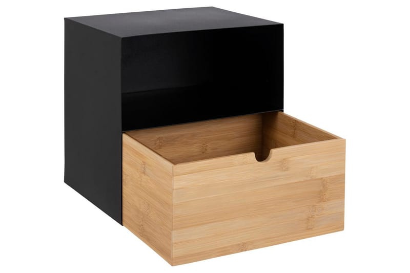 Belleuve Natbord 25 cm - Sort - Møbler - Borde - Aflastningsbord - Sengebord