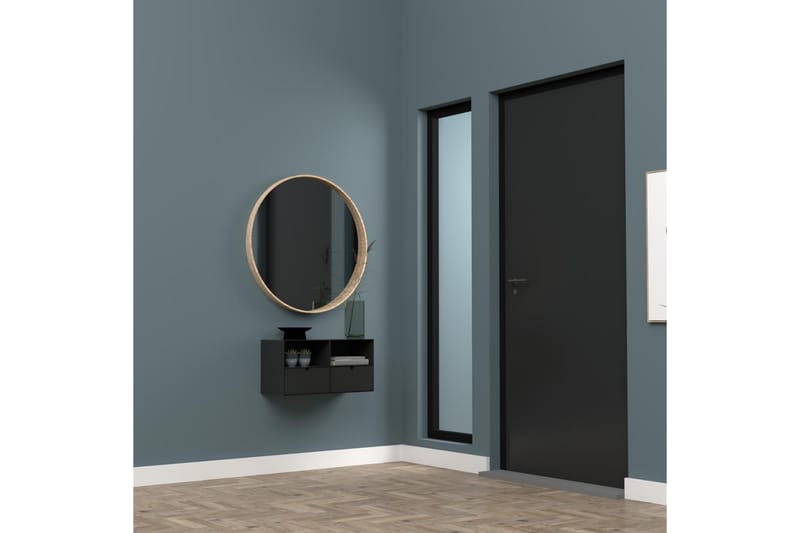 Belleuve Natbord 25 cm - Sort - Møbler - Borde - Aflastningsbord - Sengebord