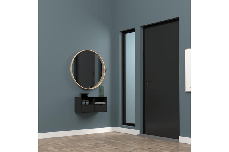 Belleuve Natbord 25 cm - Sort - Møbler - Borde - Aflastningsbord - Sengebord