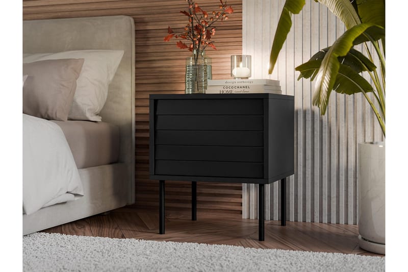 Belonger Natbord 45 cm - Sort - Møbler - Borde - Aflastningsbord - Sengebord
