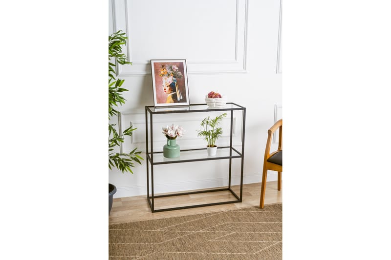 Berra Sidebord 80 cm - Sort - Møbler - Borde - Aflastningsbord - Lampebord