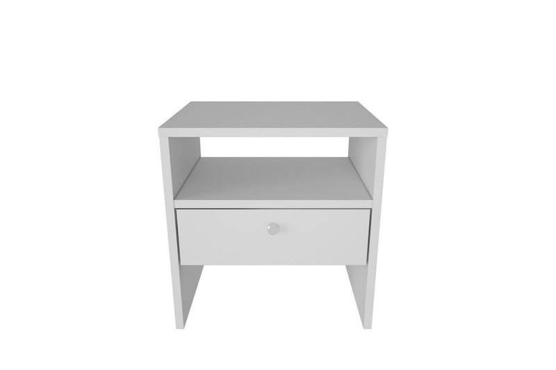 Berriaren Natbord 45 cm - Hvid - Møbler - Borde - Aflastningsbord - Sengebord