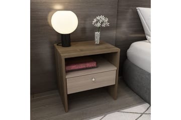Berriaren Natbord 45 cm - Valnød - Møbler - Borde - Aflastningsbord - Sengebord