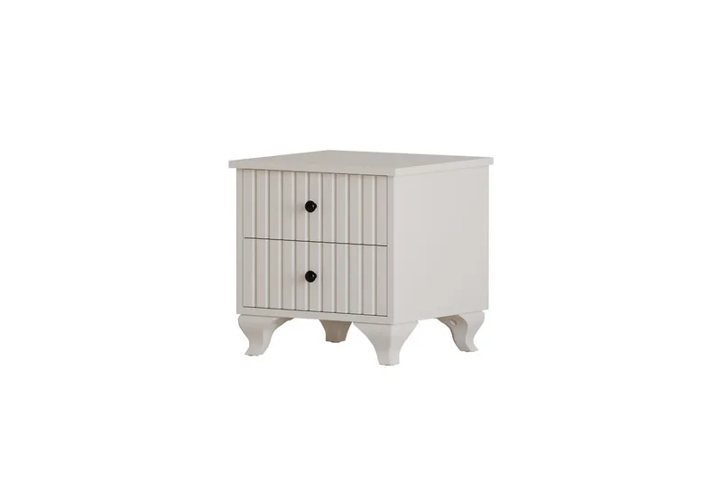 Beynor Natbord 45 cm, Mat Hvid