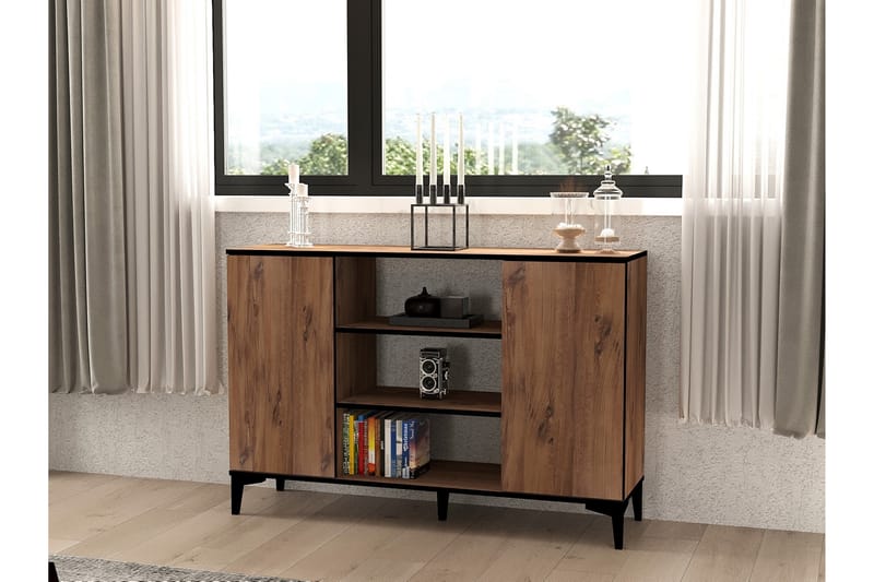 Bezen Konsolbord 140 cm - Brun/Sort - Møbler - Borde - Aflastningsbord - Entrébord