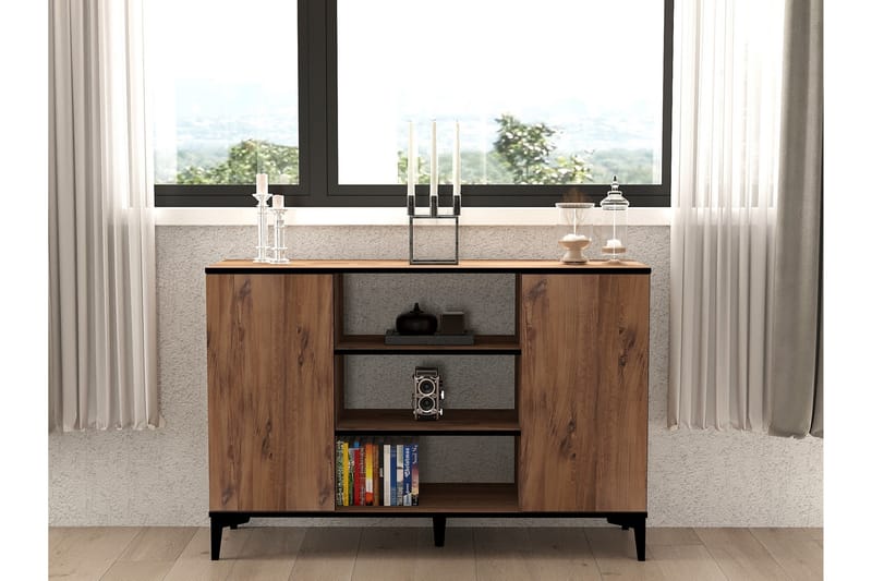 Bezen Konsolbord 140 cm - Brun/Sort - Møbler - Borde - Aflastningsbord - Entrébord