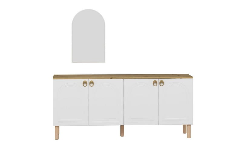 Bingdi Konsolbord 180 cm - Hvid - Møbler - Borde - Aflastningsbord - Entrébord