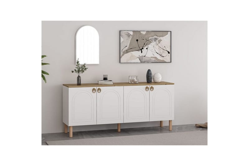 Bingdi Konsolbord 180 cm - Hvid - Møbler - Borde - Aflastningsbord - Entrébord