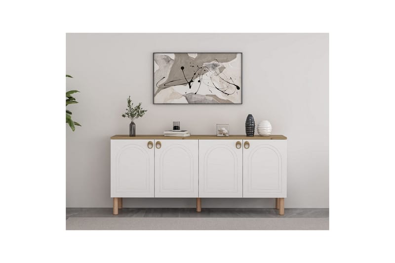 Bingdi Konsolbord 180 cm - Hvid - Møbler - Borde - Aflastningsbord - Entrébord