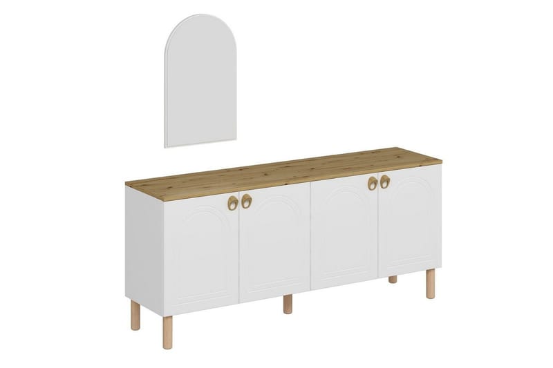 Bingdi Konsolbord 180 cm, Hvid