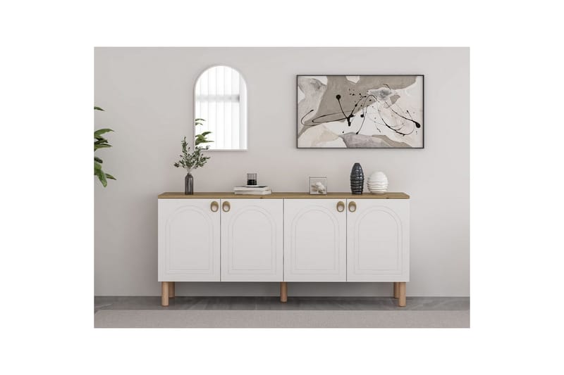 Bingdi Konsolbord 180 cm - Hvid - Møbler - Borde - Aflastningsbord - Entrébord