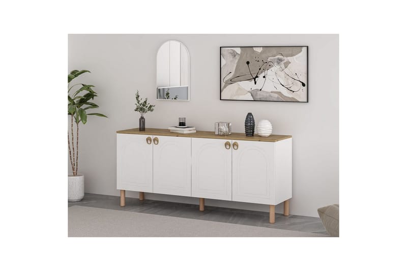 Bingdi Konsolbord 180 cm - Hvid - Møbler - Borde - Aflastningsbord - Entrébord
