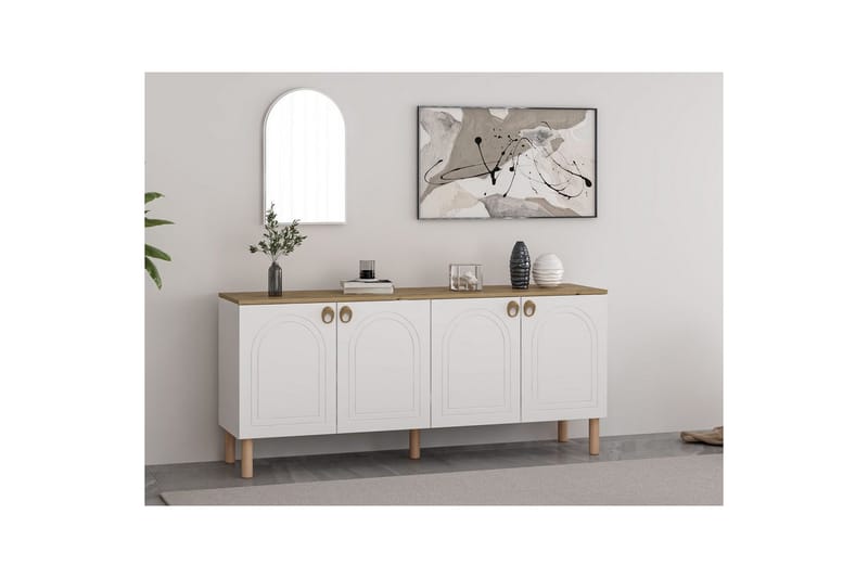 Bingdi Konsolbord 180 cm - Hvid - Møbler - Borde - Aflastningsbord - Entrébord