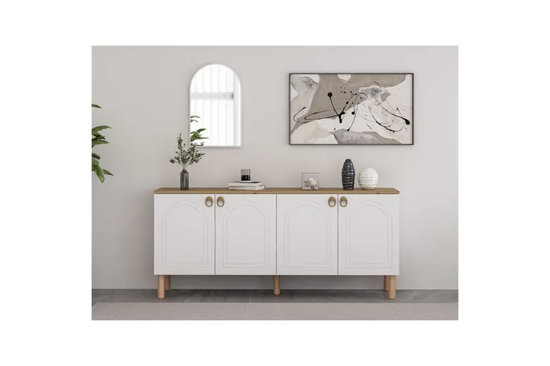 Bingdi Konsolbord 180 cm - Hvid - Møbler - Borde - Aflastningsbord - Entrébord