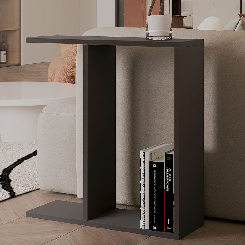 Bingdi Sidebord 60x60x60 cm - Antracit - Møbler - Borde - Aflastningsbord - Lampebord