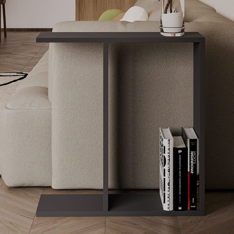 Bingdi Sidebord 60x60x60 cm - Antracit - Møbler - Borde - Aflastningsbord - Lampebord