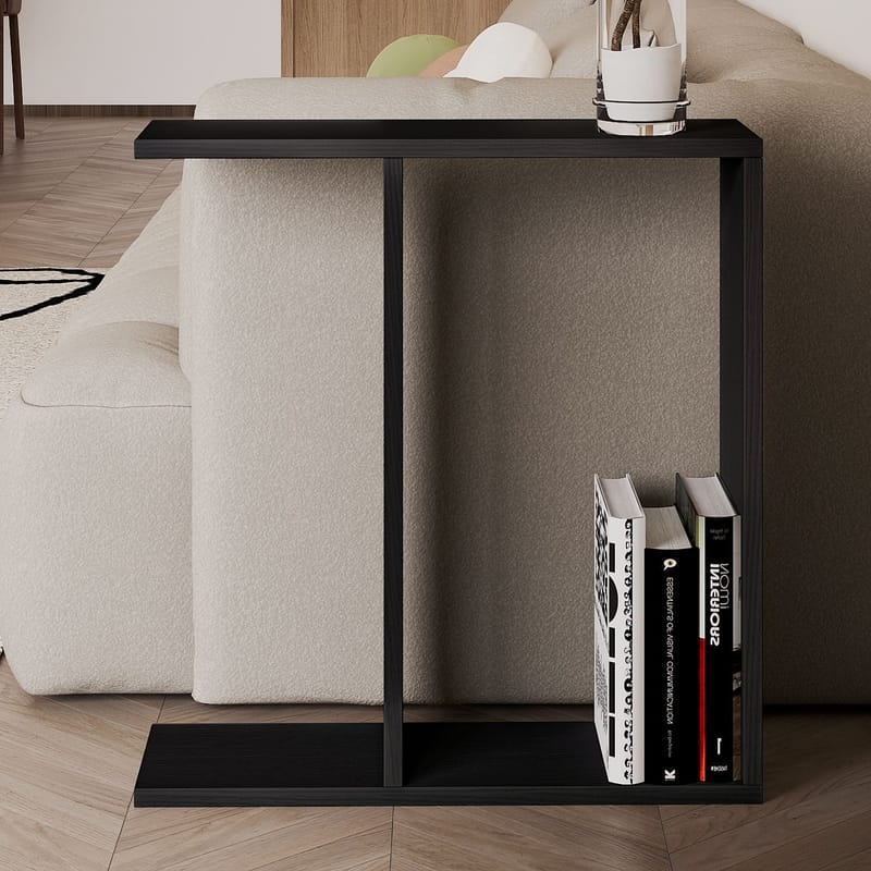 Bingdi Sidebord 60x60x60 cm - Sort - Møbler - Borde - Aflastningsbord - Lampebord