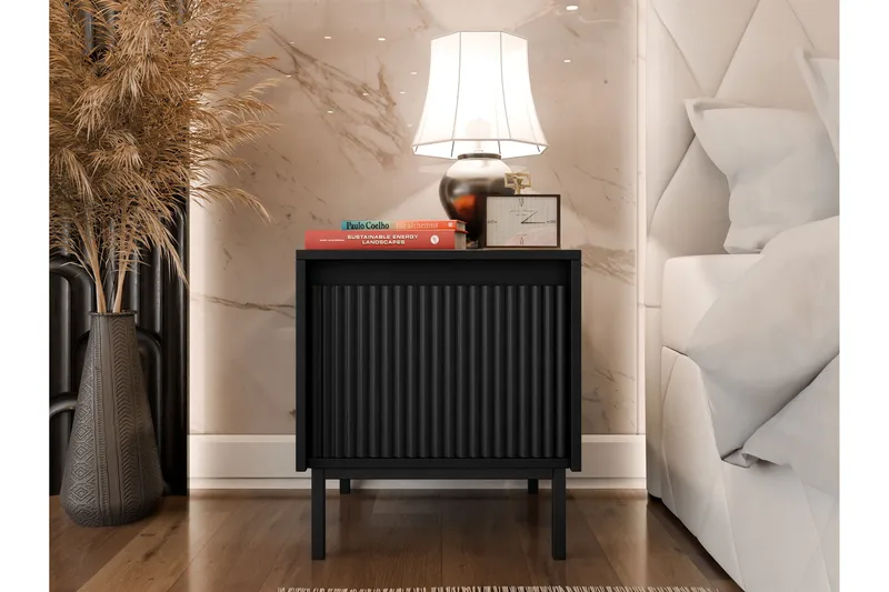 Bjurholm Natbord 45 cm - Sort - Møbler - Borde - Aflastningsbord - Sengebord