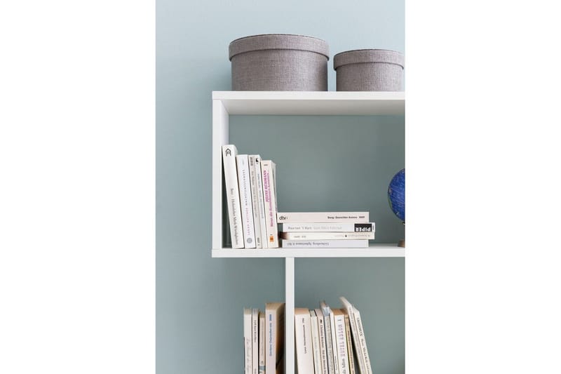 Bogreol Wohnling Elegant med 6 forskudte opbevaringshylder - Opbevaring - Hylder & Reoler - Bogreol