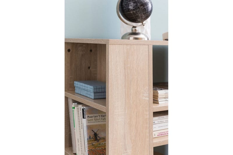 Bogreol Wohnling mobil, moderne og enkel med forskellige opbevaringsrum Sonoma - Sonoma - Opbevaring - Opbevaringsmøbler - Kommode - Arkivskabe