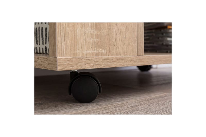 Bogreol Wohnling mobil, moderne og enkel med forskellige opbevaringsrum Sonoma - Sonoma - Opbevaring - Opbevaringsmøbler - Kommode - Arkivskabe