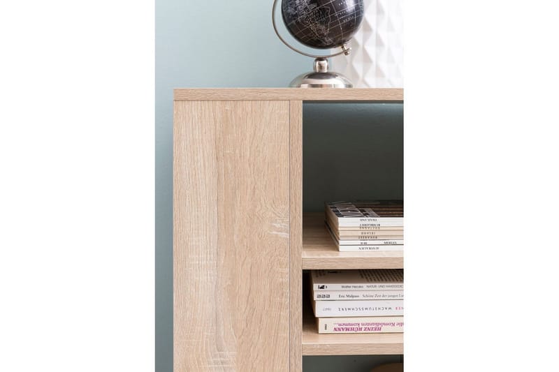 Bogreol Wohnling mobil, moderne og enkel med forskellige opbevaringsrum Sonoma - Sonoma - Opbevaring - Opbevaringsmøbler - Kommode - Arkivskabe