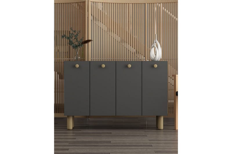 Bohem Konsolbord 120 cm - Antracit/Brun - Møbler - Borde - Aflastningsbord - Entrébord