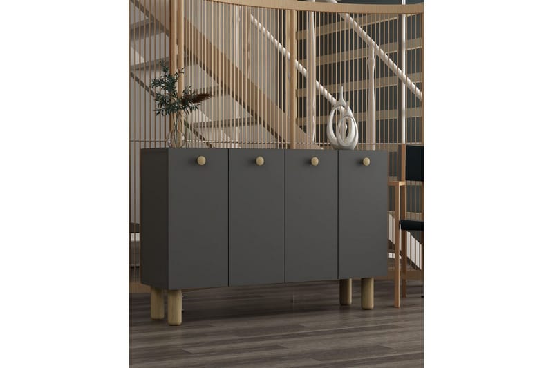 Bohem Konsolbord 120 cm - Antracit/Brun - Møbler - Borde - Aflastningsbord - Entrébord