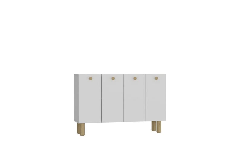 Bohem Konsolbord 120 cm - Hvid/Brun - Møbler - Borde - Aflastningsbord - Entrébord