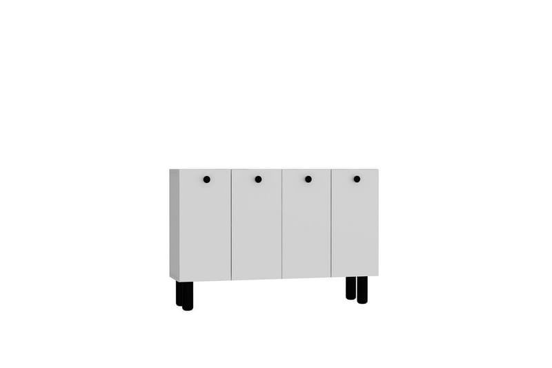 Bohem Konsolbord 120 cm - Hvid/Sort - Møbler - Borde - Aflastningsbord - Entrébord