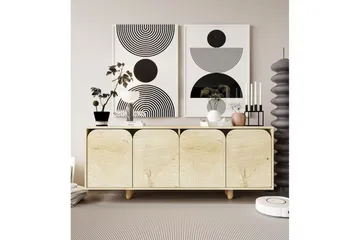 Bohem Konsolbord 180x180 cm - Brun - Møbler - Borde - Aflastningsbord - Entrébord