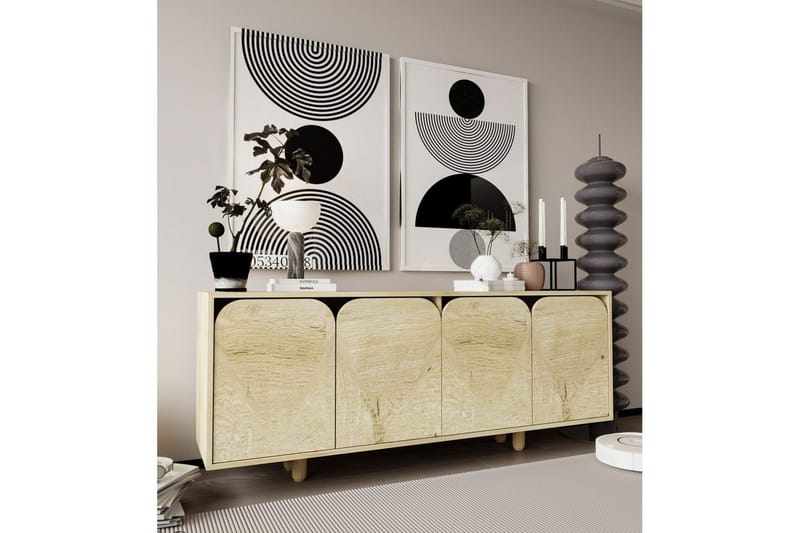 Bohem Konsolbord 180x180 cm - Brun - Møbler - Borde - Aflastningsbord - Entrébord